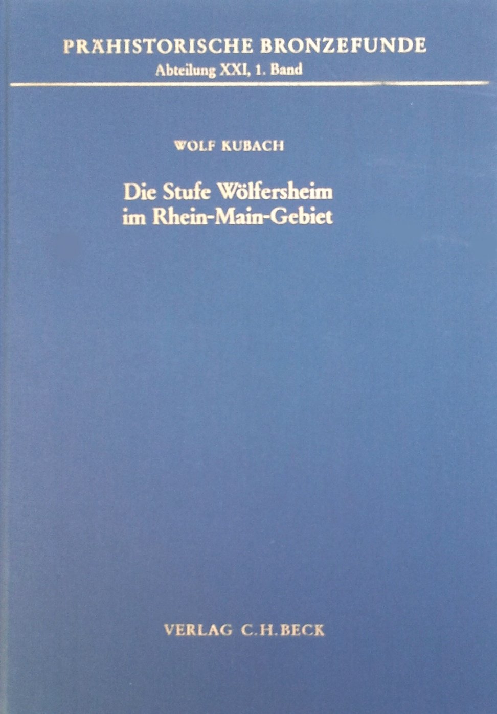 Die Stufe Wölfersheim im Rhein-Main-Gebiet