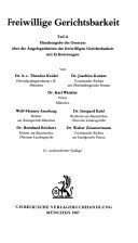 Freiwillige Gerichtsbarkeit / Handausgabe des Gesetzes über die Angelegenheiten der freiwilligen Gerichtsbarkeit mit Erläuterungen