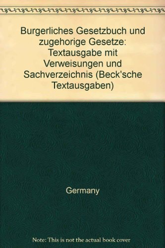 Bürgerliches Gesetzbuch