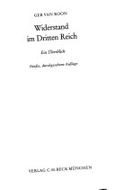 Widerstand im Dritten Reich