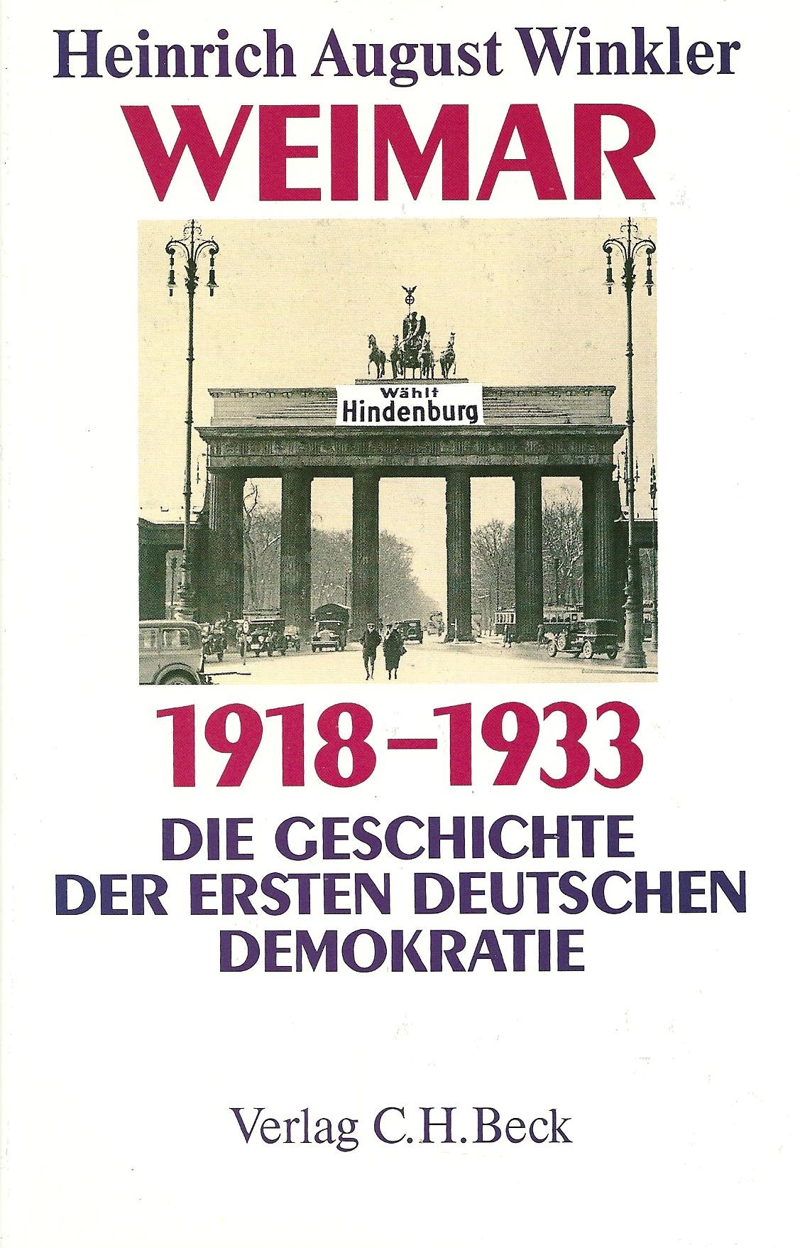 Weimar 1918-1933