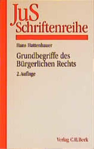 Grundbegriffe des Bürgerlichen Rechts