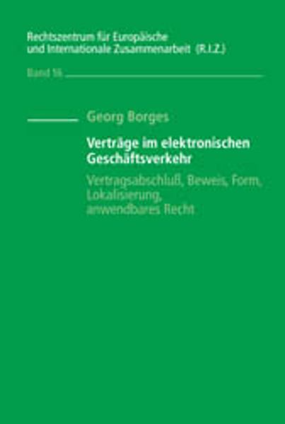 Verträge im elektronischen Geschäftsverkehr