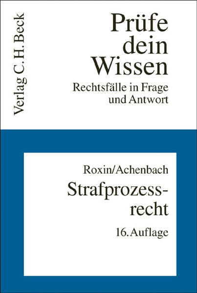 Strafprozessrecht