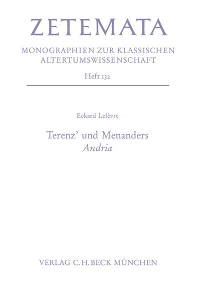 Terenz' und Menanders Andria