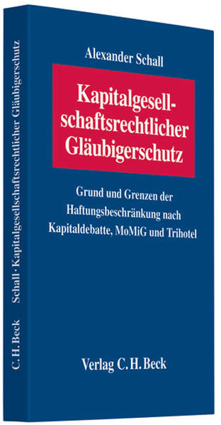 Kapitalgesellschaftsrechtlicher Gläubigerschutz