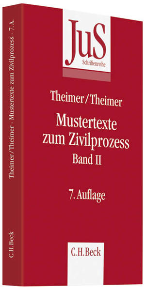 Mustertexte zum Zivilprozess Band II: Besondere Verfahren erster und zweiter Instanz, Relationstechnik