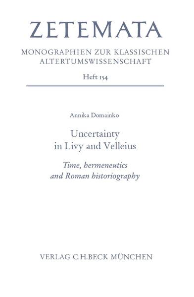 Uncertainty in Livy and Velleius