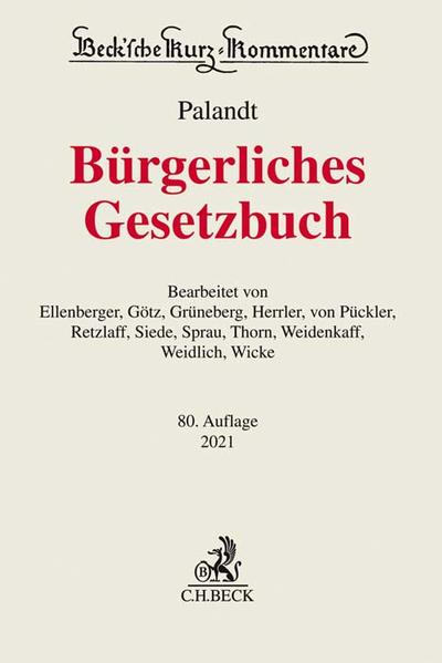 Bürgerliches Gesetzbuch