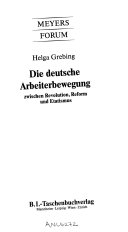Die deutsche Arbeiterbewegung zwischen Revolution, Reform und Etatismus