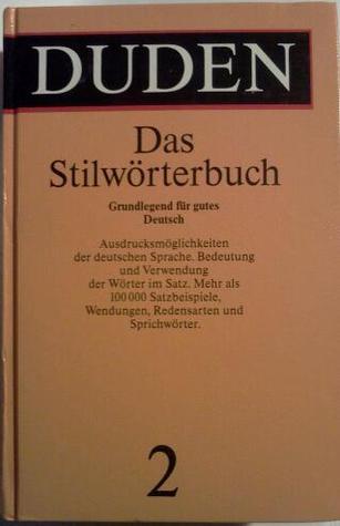 Stilwörterbuch der deutschen Sprache
