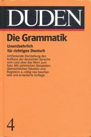 Die Grammatik der deutschen Gegenwartssprache