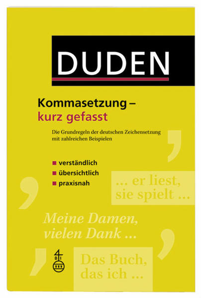 Duden - Kommasetzung - kurz gefasst