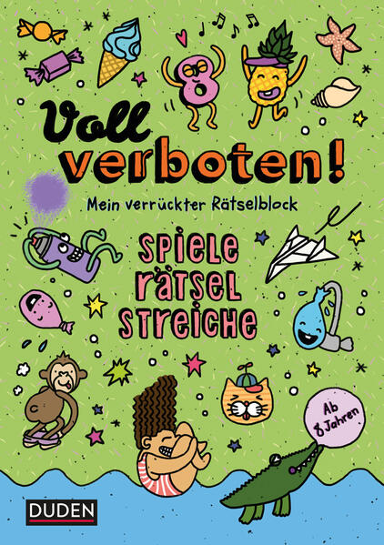 Voll verboten! Mein verrückter Rätselblock 3 – Ab 8 Jahren