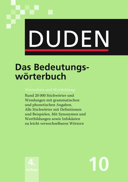 Das Bedeutungswörterbuch