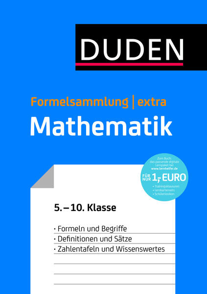 Duden Formelsammlung extra – Mathematik