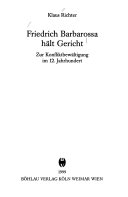 Friedrich Barbarossa hält Gericht