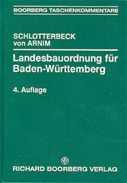 Landesbauordnung für Baden-Württemberg - LBO