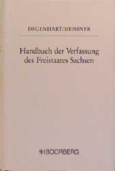 Handbuch der Verfassung des Freistaates Sachsen