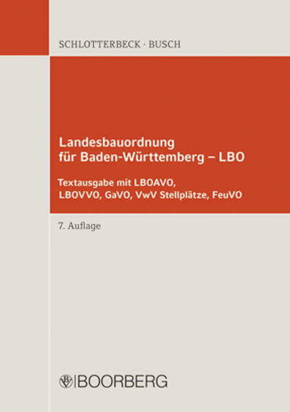 Landesbauordnung für Baden-Württemberg –  LBO