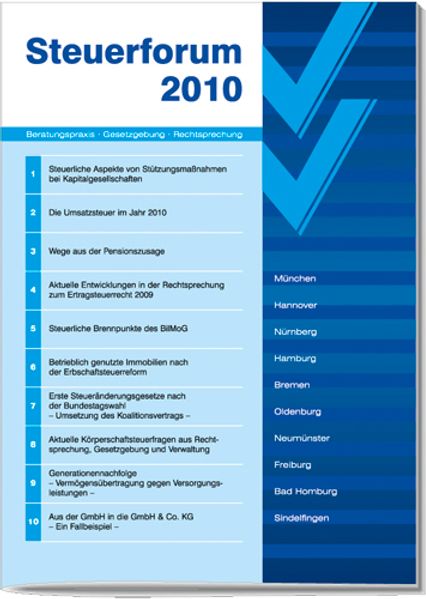 Aktuelle Entwicklungen in der Rechtsprechung zum Ertragsteuerrecht 2009