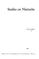 Studies on Nietzsche