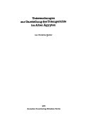 Untersuchungen zur Darstellung des Totengerichts im Alten Ägypten