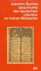 Geschichte der deutschen Literatur im Mittelalter / Geschichte der deutschen Literatur im hohen Mittelalter