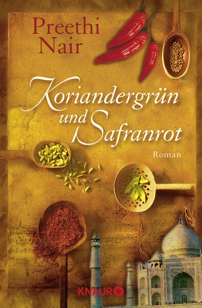 Koriandergrün und Safranrot