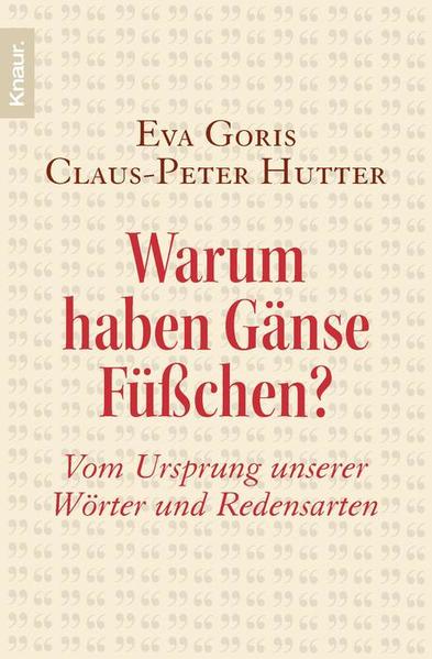 Warum haben Gänse Füßchen?