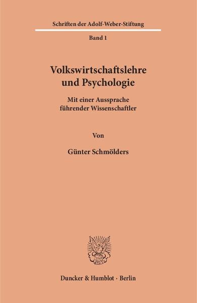 Volkswirtschaftslehre und Psychologie.