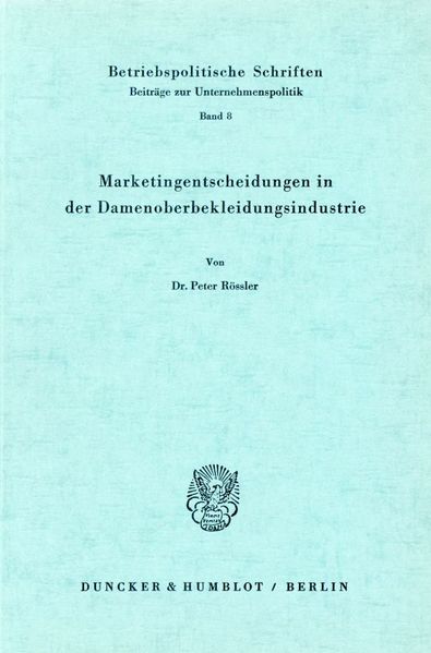 Marketingentscheidungen in der Damenoberbekleidungsindustrie.