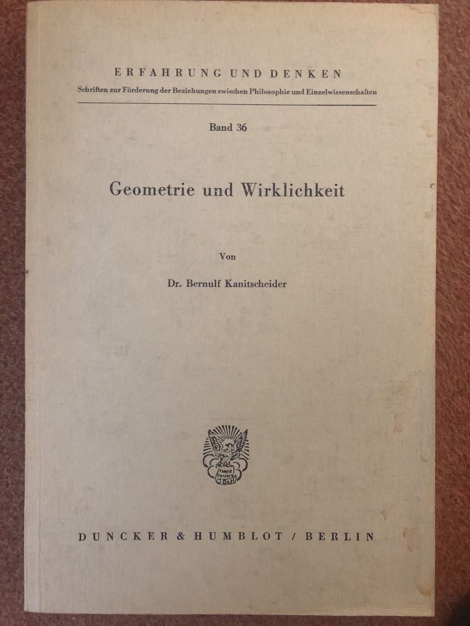 Geometrie und Wirklichkeit