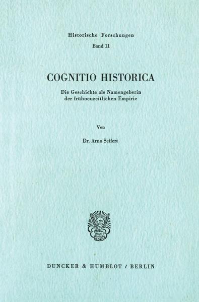 Cognitio Historica.