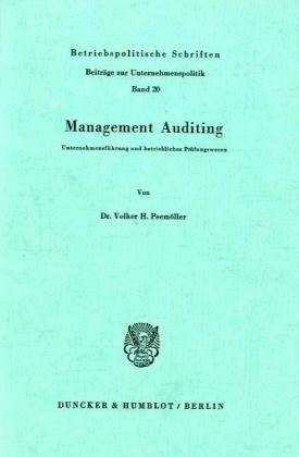 Management Auditing.