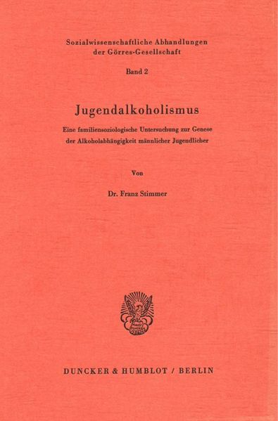 Jugendalkoholismus.