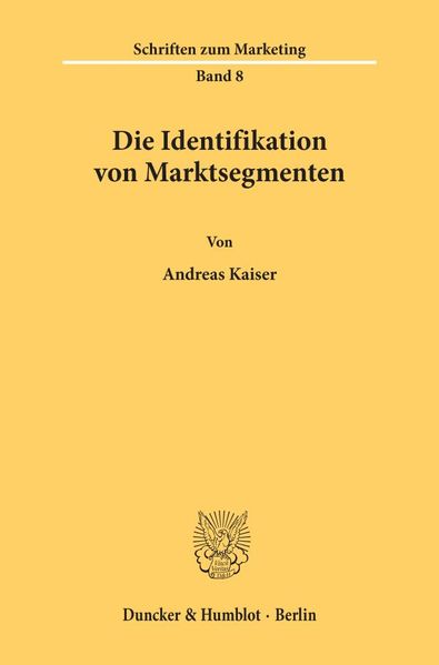 Die Identifikation von Marktsegmenten.