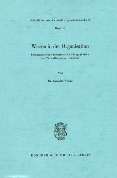 Wissen in der Organisation.