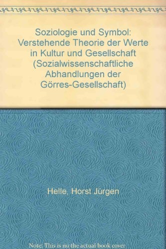 Soziologie und Symbol.