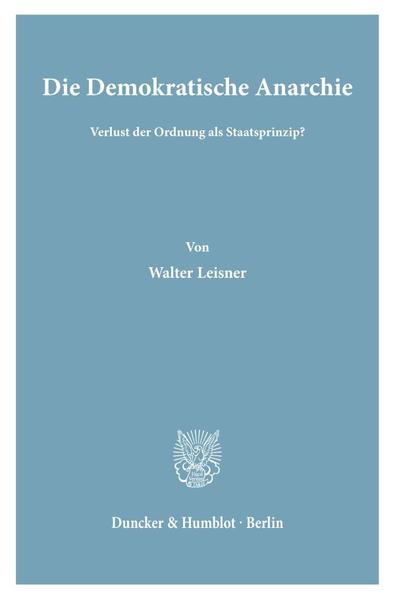 Die Demokratische Anarchie.