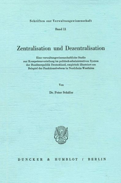 Zentralisation und Dezentralisation.