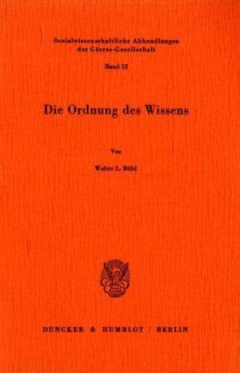 Die Ordnung des Wissens.
