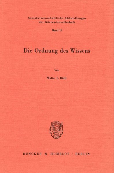Die Ordnung des Wissens.