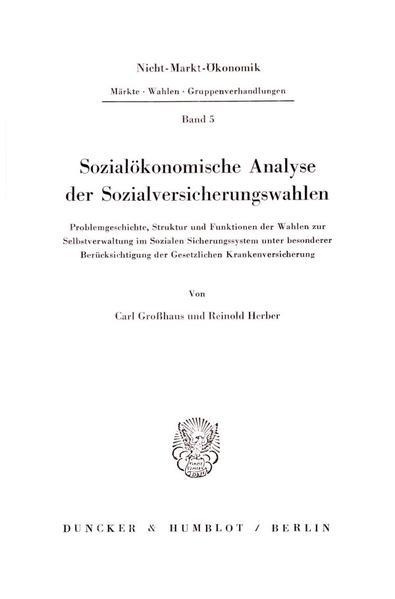 Sozialökonomische Analyse der Sozialversicherungswahlen.