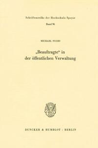 "Beauftragte" in der öffentlichen Verwaltung.