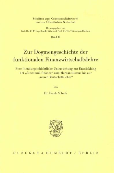 Zur Dogmengeschichte der funktionalen Finanzwirtschaftslehre.