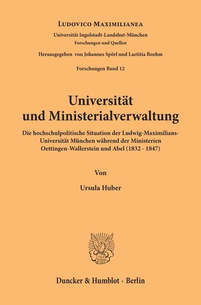 Universität und Ministerialverwaltung.