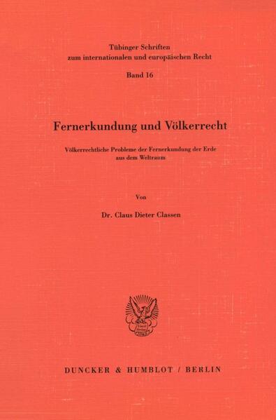 Fernerkundung und Völkerrecht.