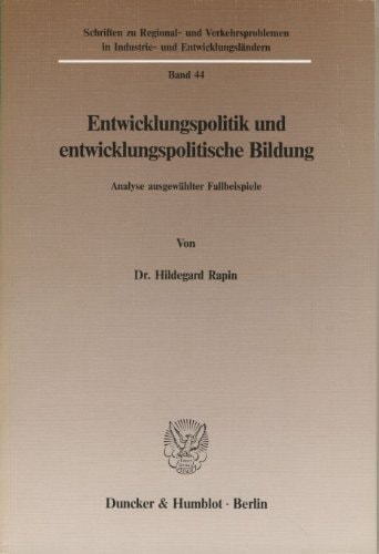 Entwicklungspolitik und entwicklungspolitische Bildung.