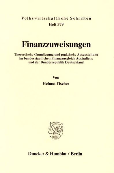 Finanzzuweisungen.